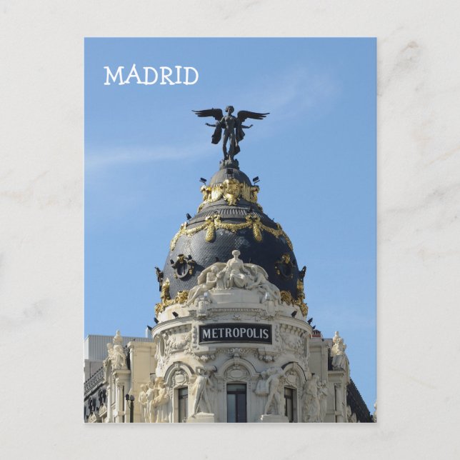 Metropolis, Madrid Postcard (Front)