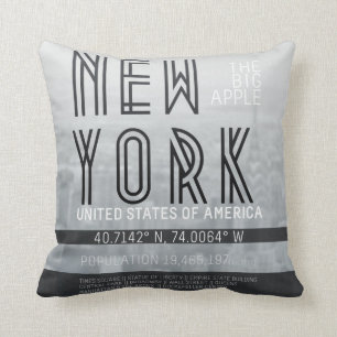 Metropolis New York Cushion