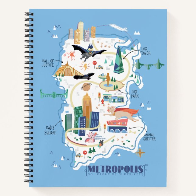 Metropolis Story Book Map (Front)