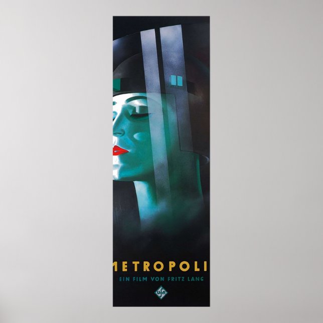 Metropolis UFA MovieArt Deco Future Woman Poster (Front)