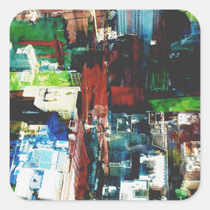 Metropolis VIII Square Sticker