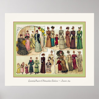 Metropolitan Fashions ~ Vintage Advertising Poster
