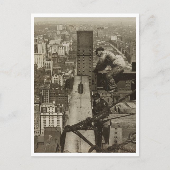 Metropolitan Tower over Fifth Ave. and Central Par Postcard (Front)