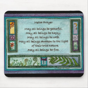 Metta Prayer Mouse Mat