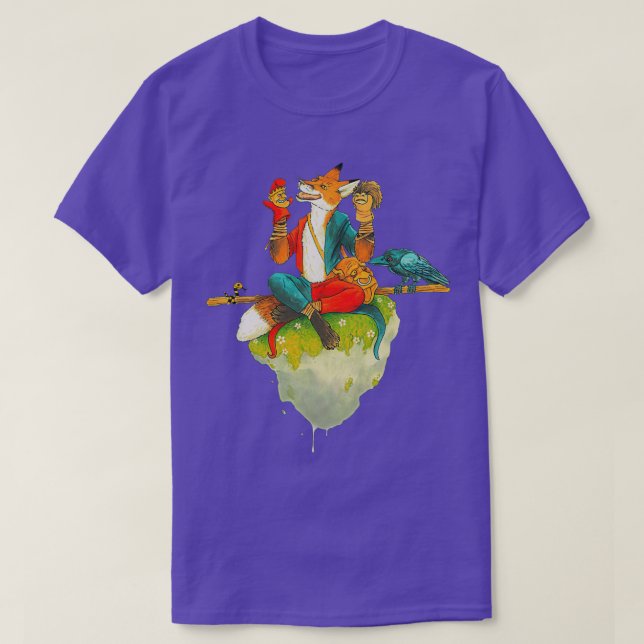 MettAa the Fox Vulpine Vivimancer T-Shirt (Design Front)