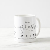Mette peptide name mug (Front Right)