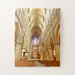 Metz Cathedral  interior ,  France Jigsaw Puzzle
