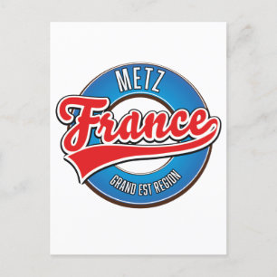 Metz Grand Est region France Invitation Postcard