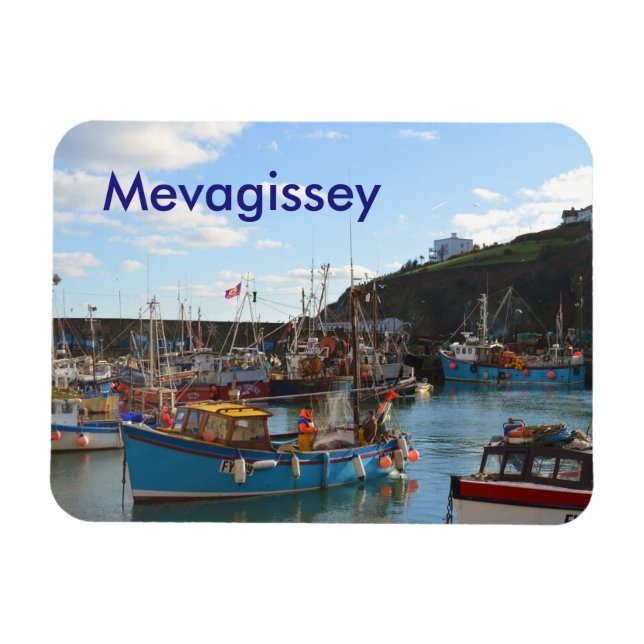 Mevagissey Cornwall England Magnet (Horizontal)