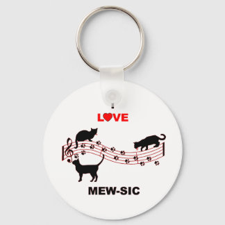 Mew-sic Key Ring