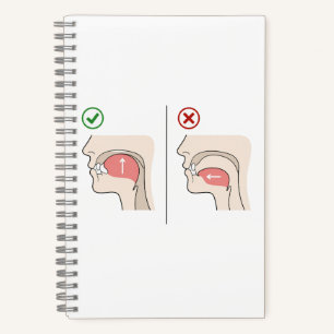 Mewing Guide Jawline Looksmaxxing Meme Notebook