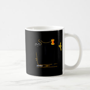 Mewing Machine Funny Quilting Craft Lover Quilter Coffee Mug