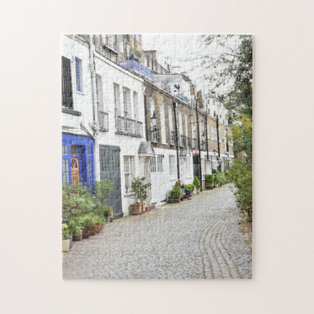 Mews Houses Kensington and Chelsea London UK Jigsaw Puzzle (Vertical)