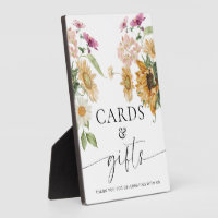 Mews Sunflower Fall Floral Cards and Gifts Sign