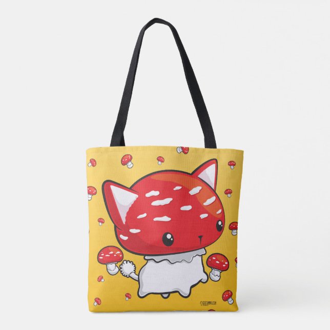 Mewshroom tote bag (Back)