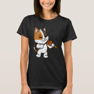Mewsician Violin Player Cat  Violinist Musician  1 T-Shirt