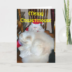 Mewy Chwistmouse Holiday Card