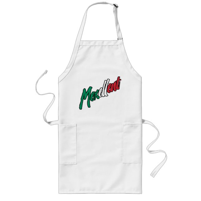 Mexellent - Mexico and Mexican pride Long Apron (Front)