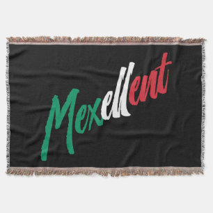 Mexellent - Mexico and Mexican pride Throw Blanket