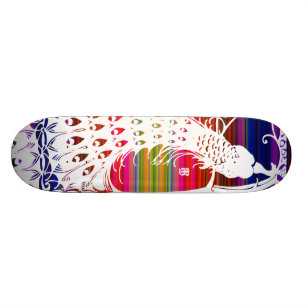 Mexi-Cali Peacock Skateboard