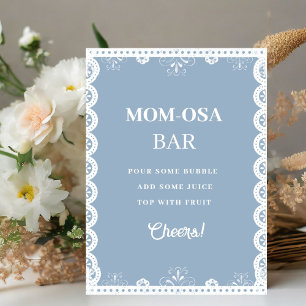 Mexica talavera Mimosa Bar baby shower Favour sign
