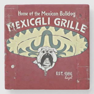 Mexicali, Athens, Georgia, Marble Stone Coaster. Stone Coaster