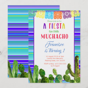 Mexican 1st birthday invitations