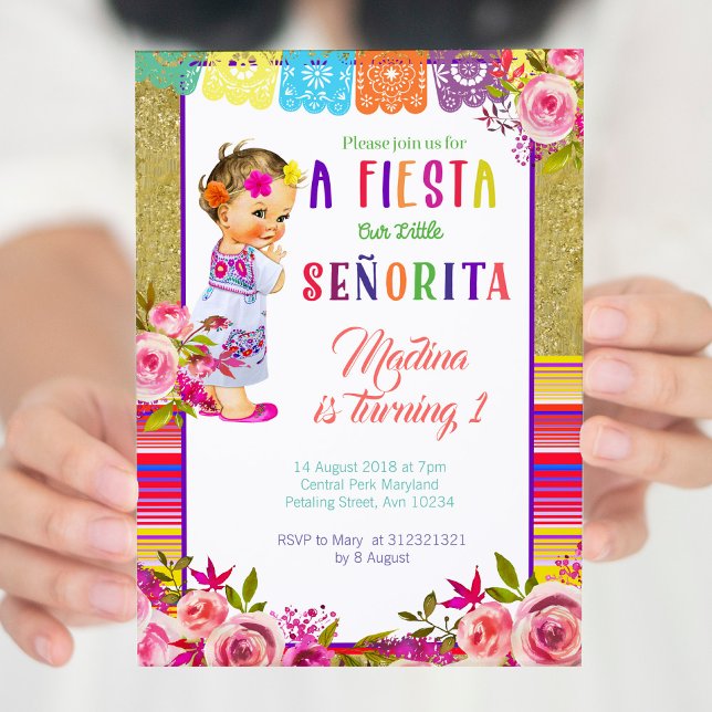 Mexican 1st birthday invitations (Creator Uploaded)