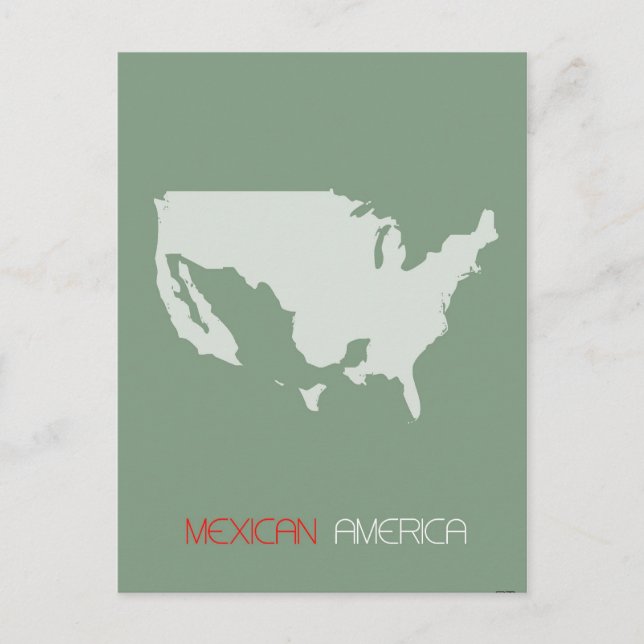 Mexican America Postcard (Front)