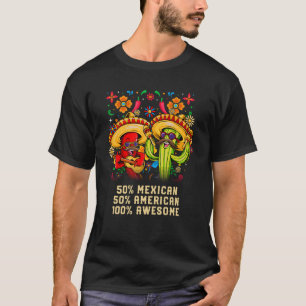 Mexican American Awesome Patriotic Mexico Patrioti T-Shirt