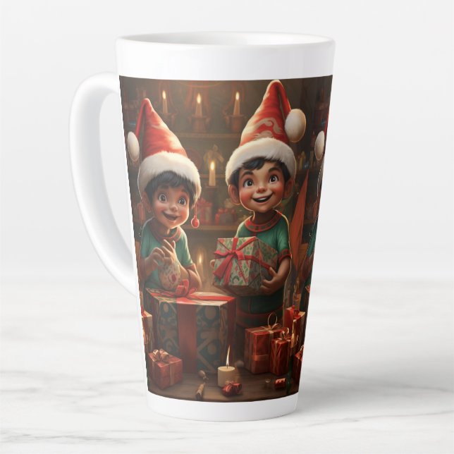 Mexican American Christmas Elf Speciality Mug (Left Angle)