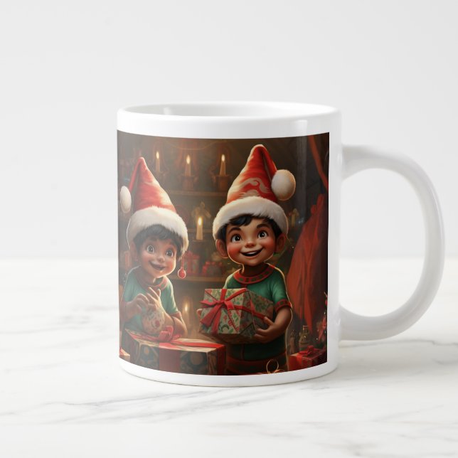 Mexican American Christmas Elf Speciality Mug (Right)