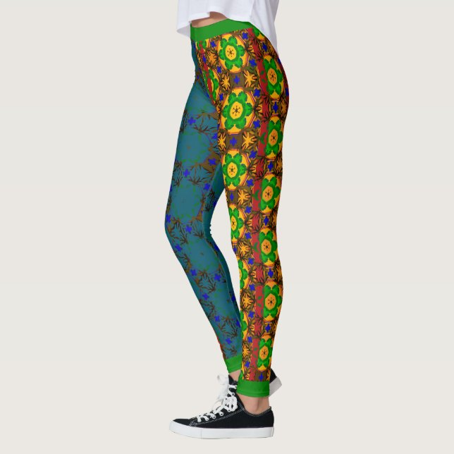 Mexican American Fiesta 2 Leggings (Left)