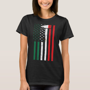 Mexican American Flag Axe Fire Dept Cinco De Mayo T-Shirt