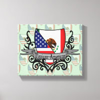 Mexican-American Shield Flag