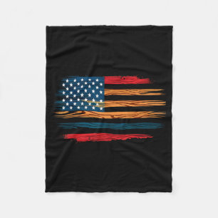Mexican american usa flag serape cinco de mayo for fleece blanket