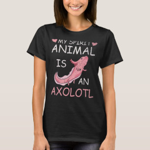 Mexican Amphibian Spirit Animal Salamander Axolot T-Shirt