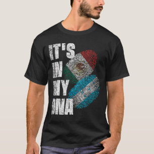 Mexican And Honduran DNA Mix Flag Heritage T-Shirt