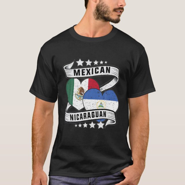 Mexican and Nicaraguan shirt Mexican and Nicaragua (Front)