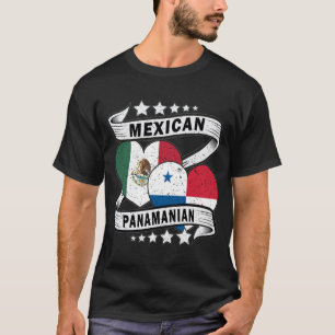 Mexican And Panamanian Flag T-Shirt