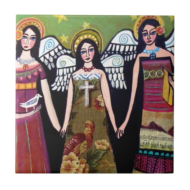 Mexican Angels by Heather Galler Tile (Front)