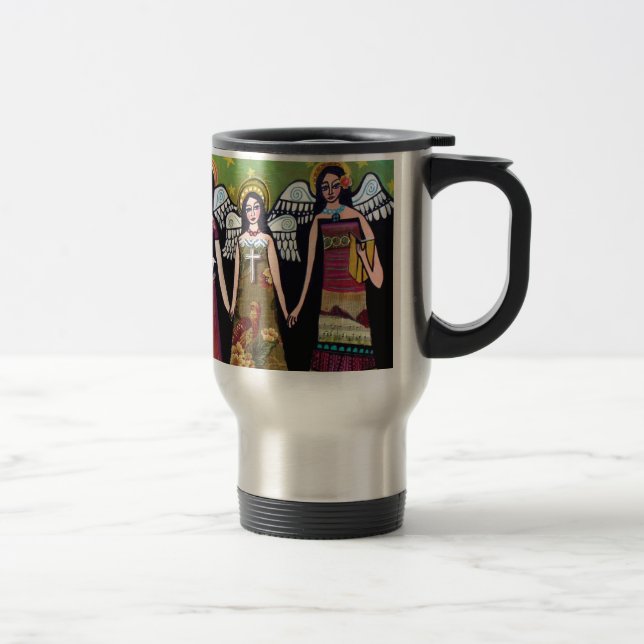 Mexican Angels by Heather Galler Travel Mug (Right)