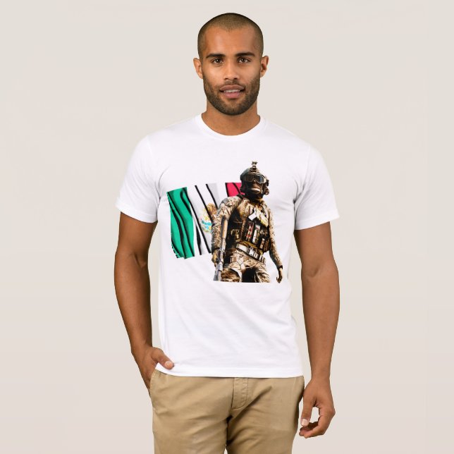 mexican army T-Shirt (Front Full)