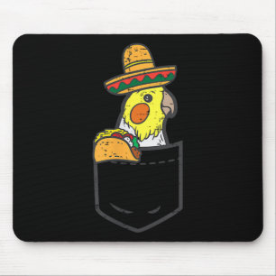 Mexican Atiel Bird Pocket Fiesta Cinco De Mayo Kid Mouse Mat