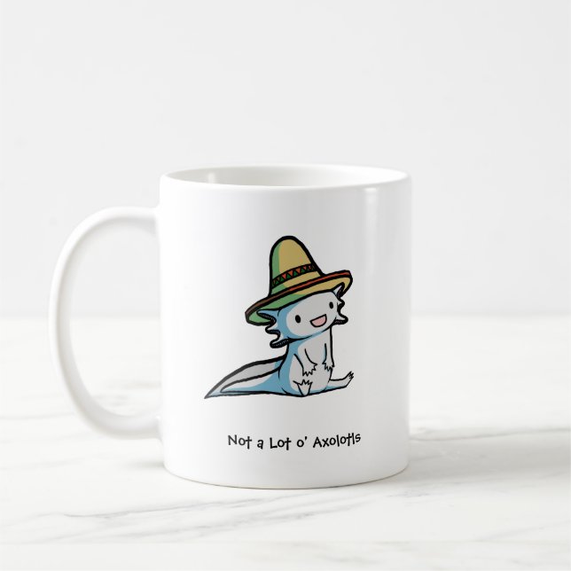 Mexican Axolotl Mug (Left)