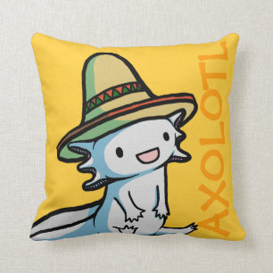 Mexican Axolotl Pillow