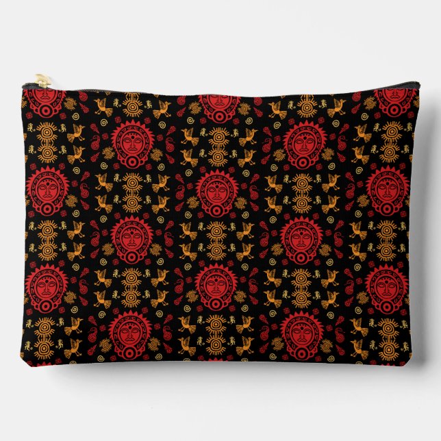Mexican Aztec Art Home Decor Accessory Pouch (Front)