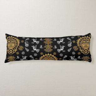 Mexican Aztec Art Home Decor Body Cushion