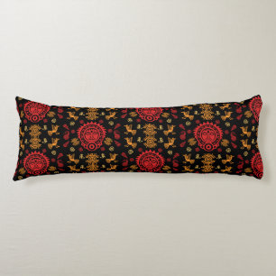 Mexican Aztec Art Home Decor Body Cushion