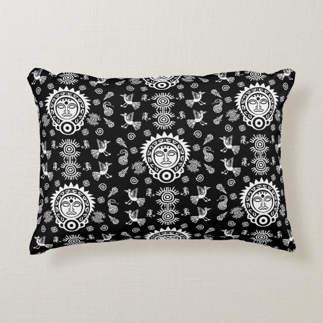 Mexican Aztec Art Home Decor Decorative Cushion (Front)